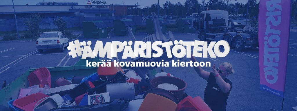 #Ämpäristöteko kerää kovamuovia kiertoon